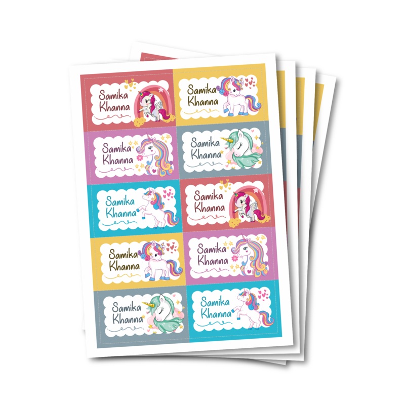 Waterproof Labels – Unicorn (Set Of 40)