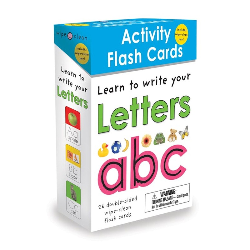 Wipe-Clean: Activity Flash Cards Letters