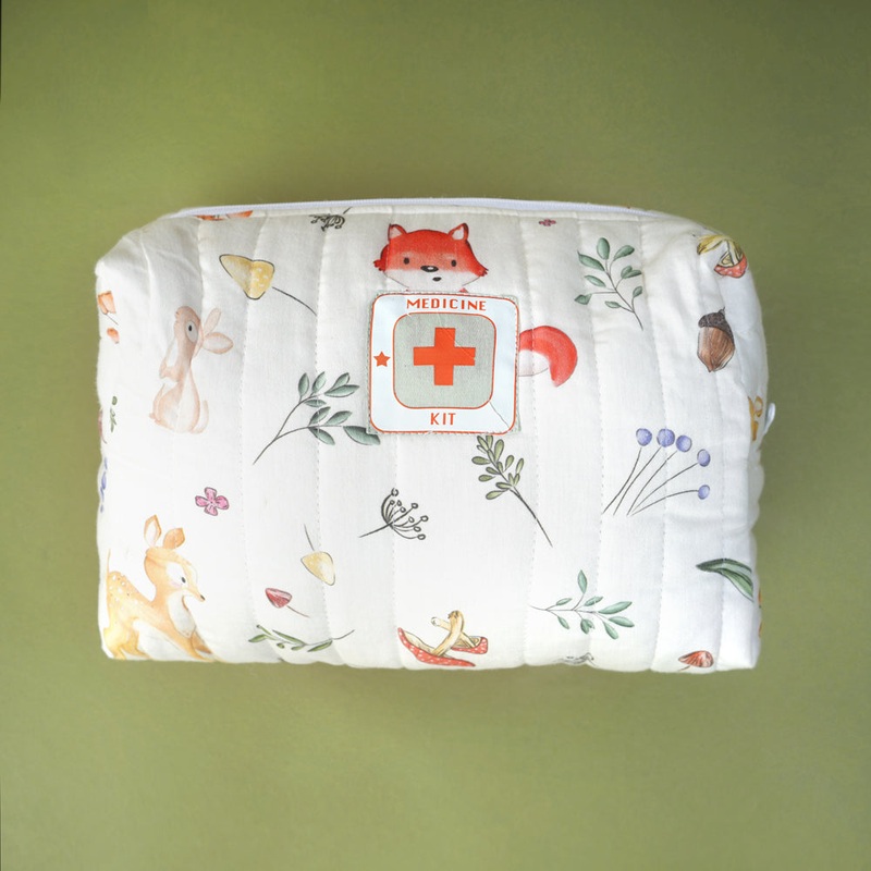 Fancy Fluff Organic Cotton Medicine Kit – Woodland