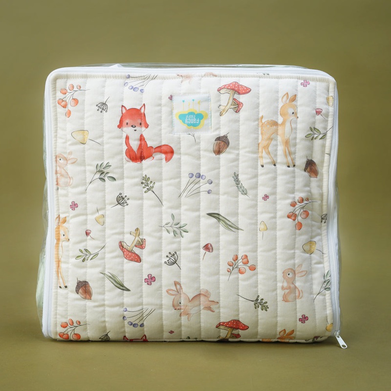 Fancy Fluff Organic Cotton Medium/Large Storage Bag – Woodland