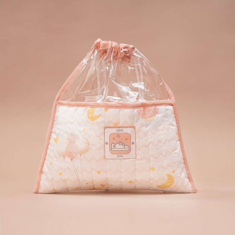Fancy Fluff Organic Cotton Shoe Bag – Day Dream