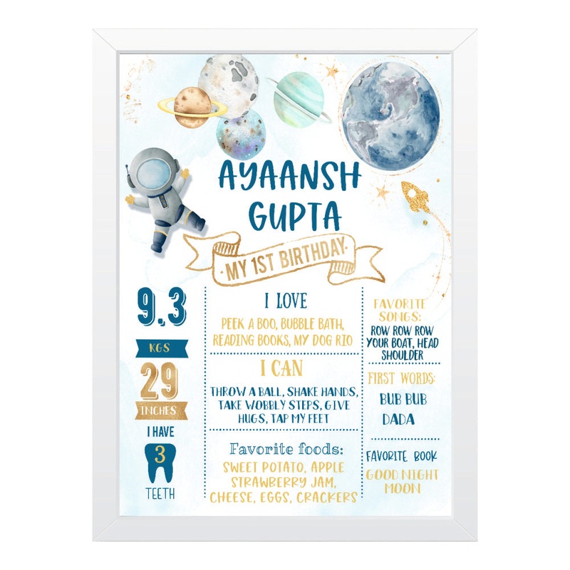 Milestone Poster Frame – Space And Beyond