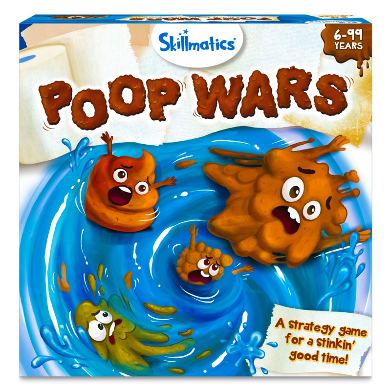 Skillmatics Card Game – Poop Wars, Fun & Fast-Paced Game Of Strategy, Party Game For Kids & Family, Gift For Girls & Boys Ages 6 & Up