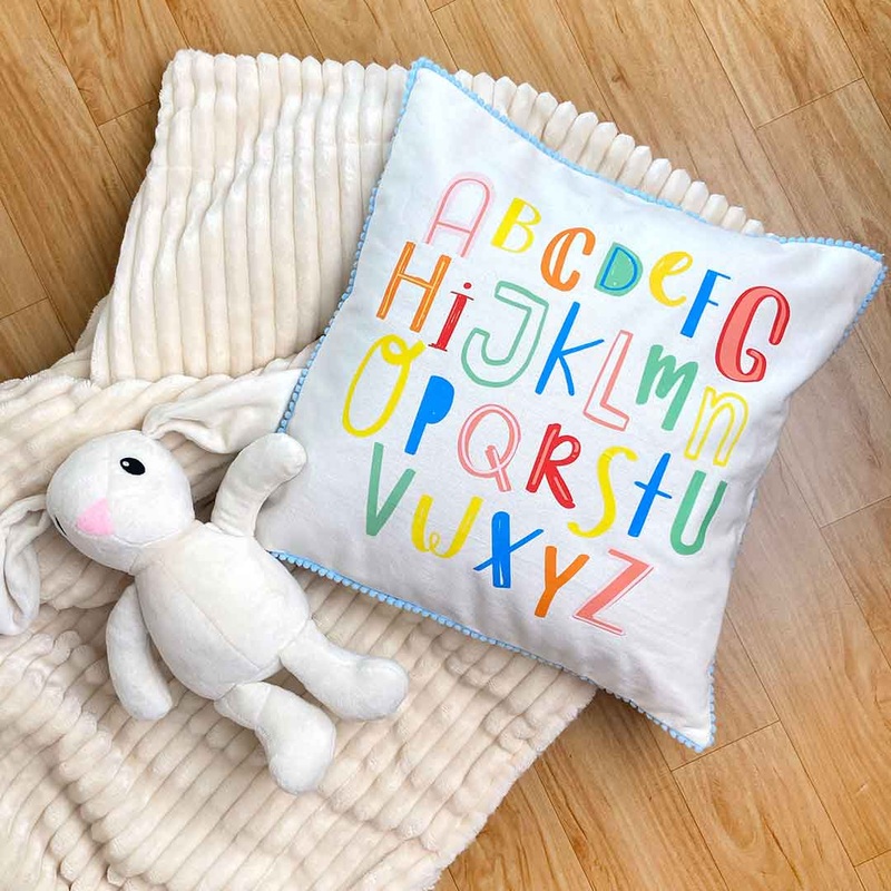 Throw Cushion – A to Z Alphabets