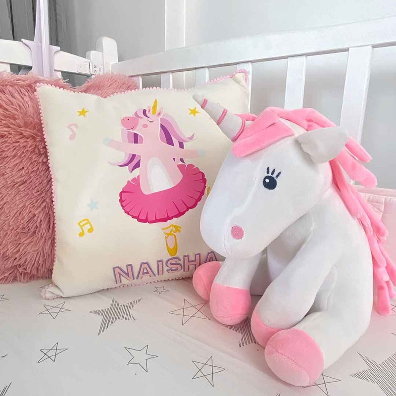 Throw Cushion – Little Ballerina
