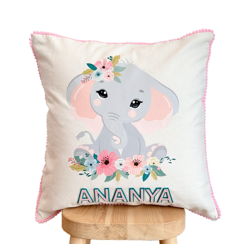 Throw Cushion – Little Elephant