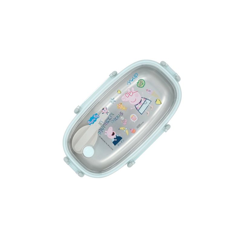 Youp Stainless Steel Blue Color Peppa Pig Kids Lunch Box Ppl8017 – 650 Ml