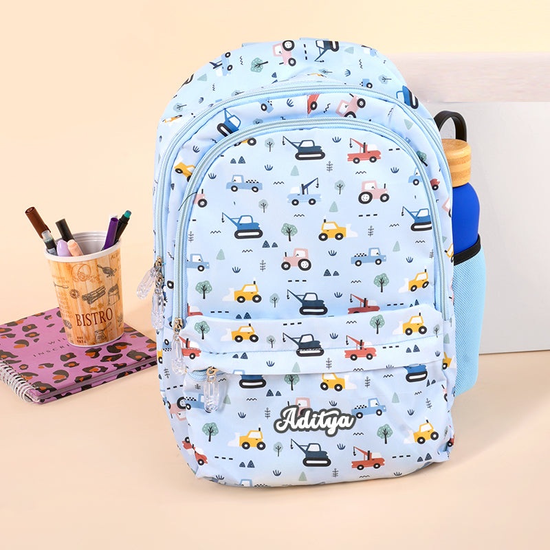 Printed Backpack – Vehicles