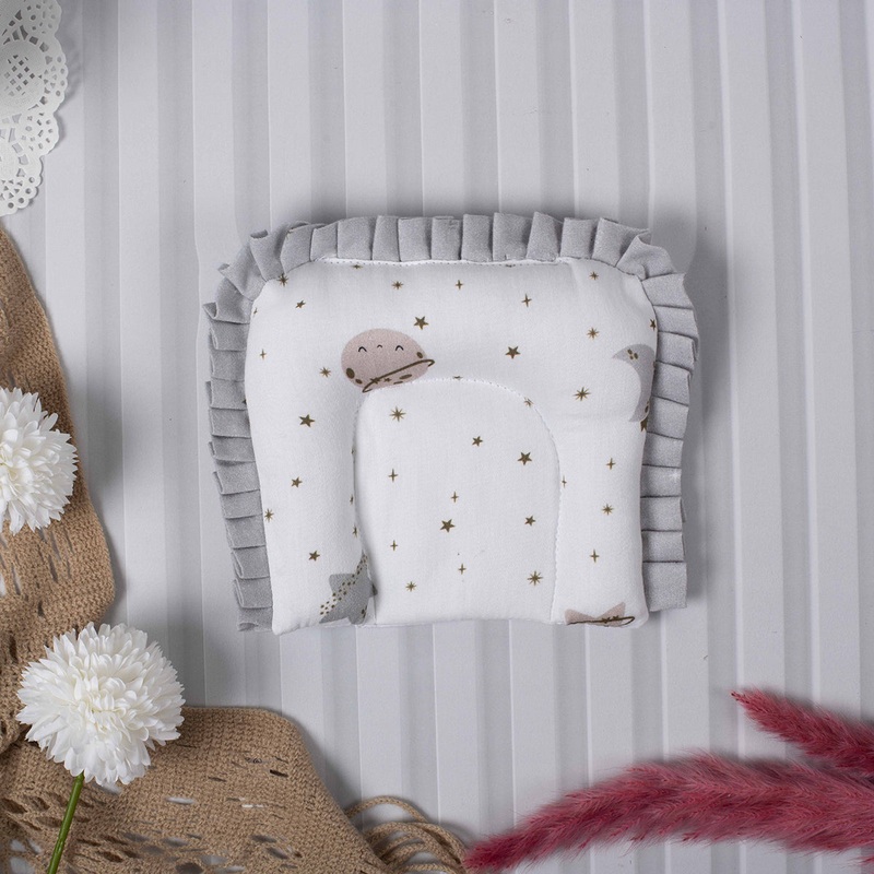 Tiny Snooze Organic U-Pillow- Moon & Stars