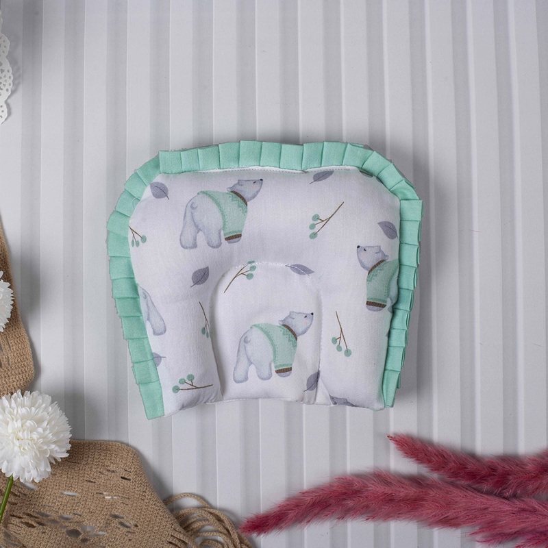 Tiny Snooze Organic U-Pillow- Polar Bear