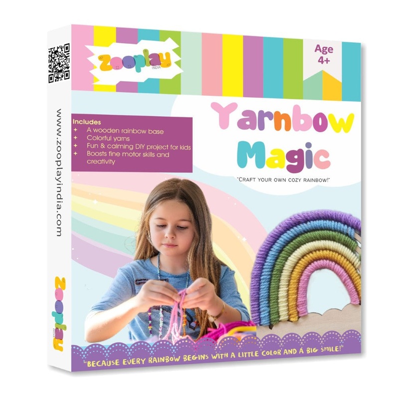 Yarn bow Magic – DIY Rainbow Yarn Craft Kit