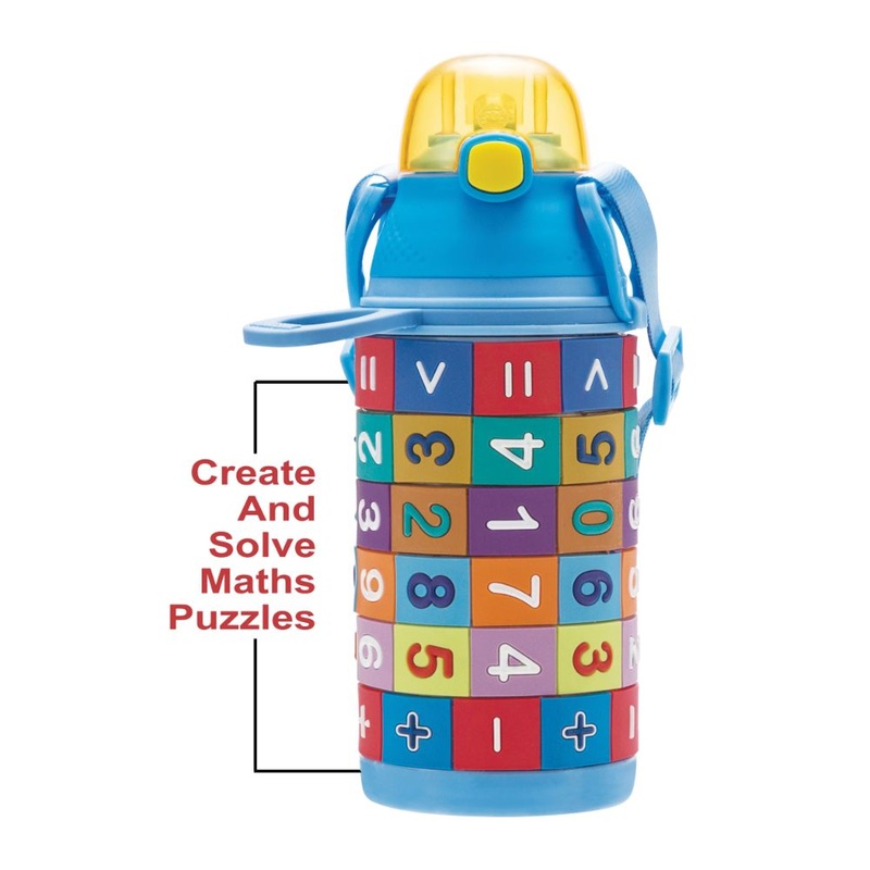 Youp Stainless Steel Insulated Blue Color Kids Sipper Bottle Yp402 – 400 Ml