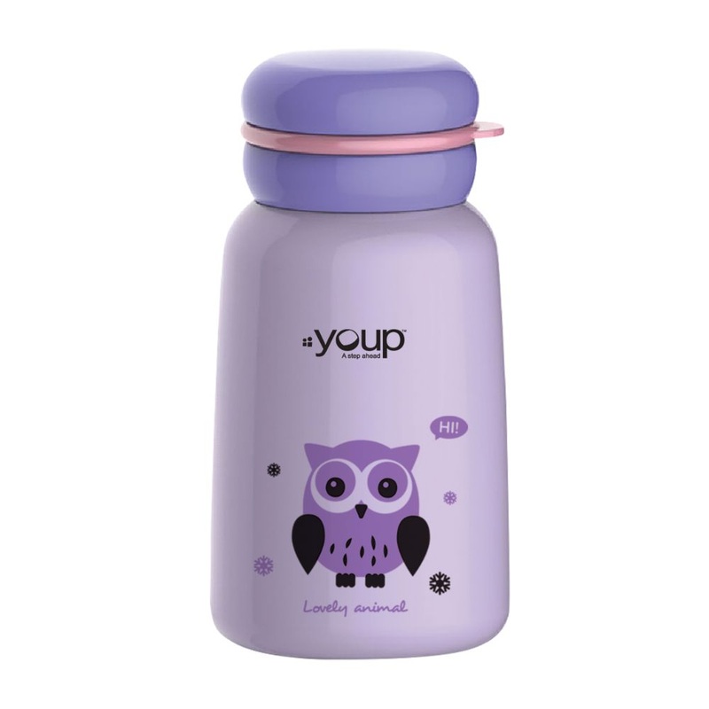 Youp Stainless Steel Insulated Purple Color Kids Water Bottle Yp302 – 300 Ml