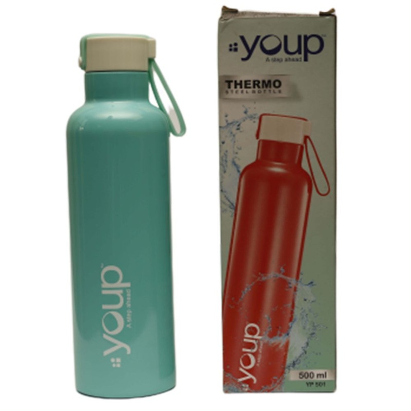 Youp Thermosteel Insulated Aqua Blue Color Bottle Twinkle501 – 500 Ml
