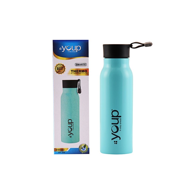 Youp Thermosteel Insulated Blue Color Water Bottle Smarty – 350 Ml