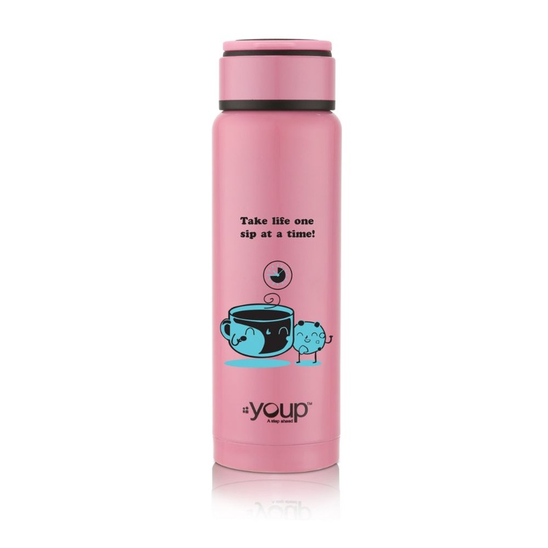 Youp Thermosteel Insulated Pink Color Kids Water Bottle Yp261 – 260 Ml
