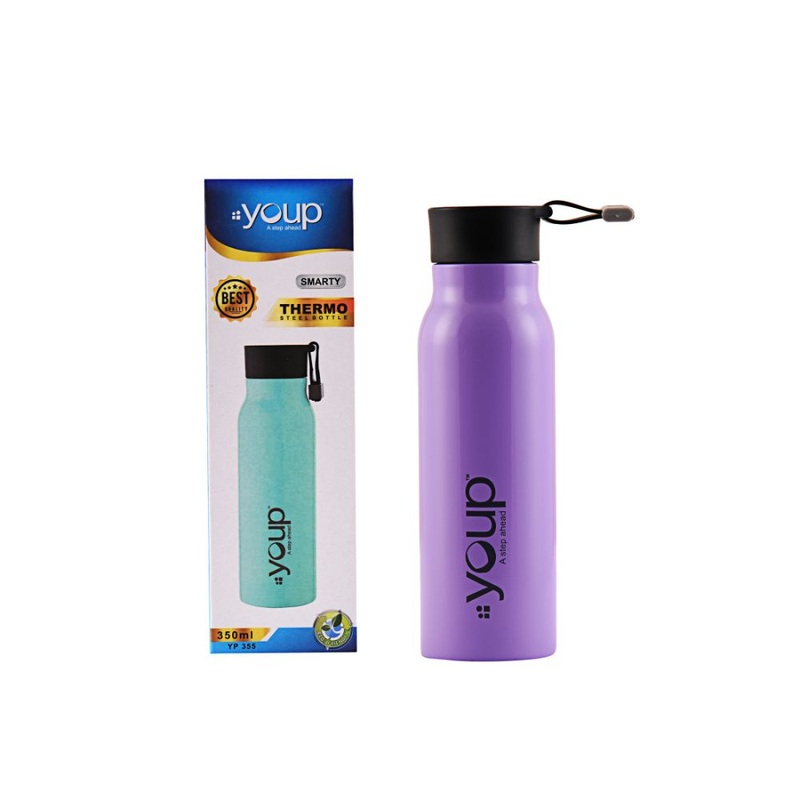 Youp Thermosteel Insulated Purple Color Water Bottle Smarty – 350 Ml