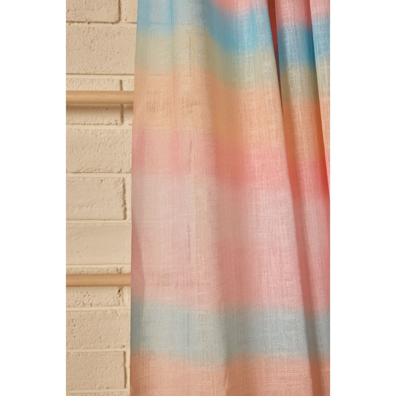 Ooh La LlamaSheer Curatin Fabric