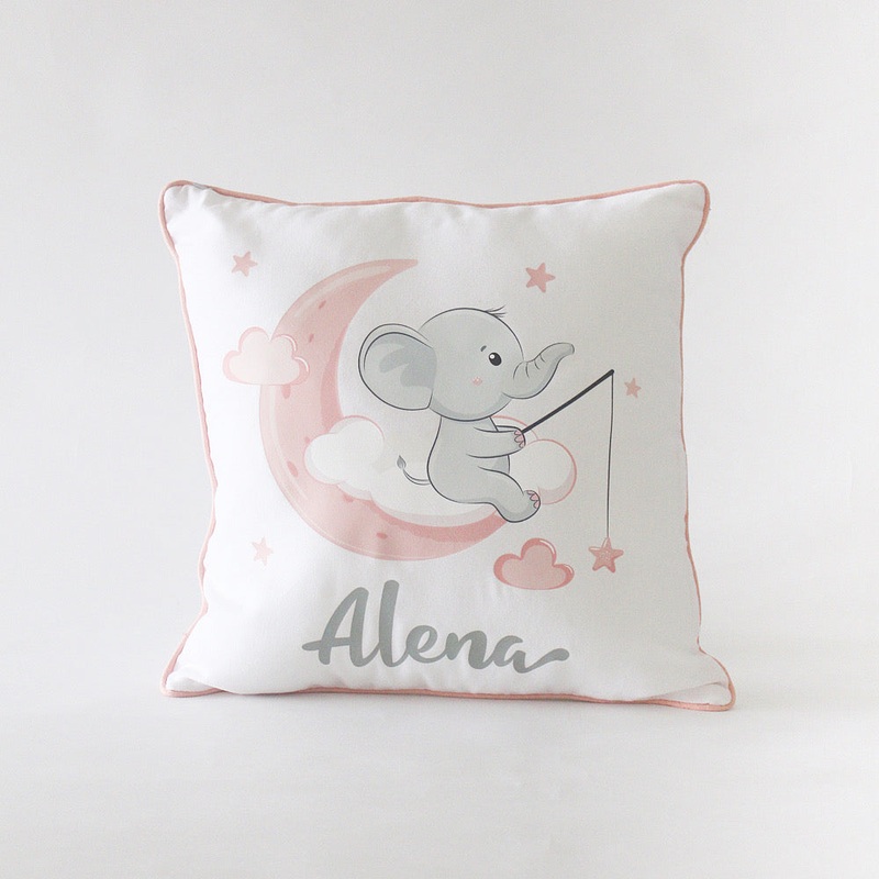 Personalised Ellie Cushion – Pink