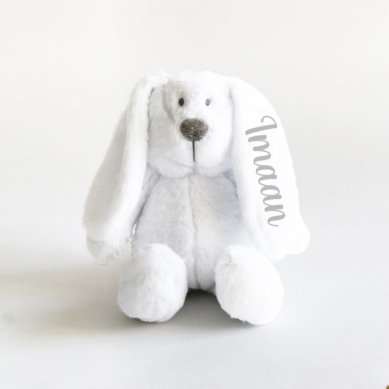 Personalised Name Bunny –  Grey