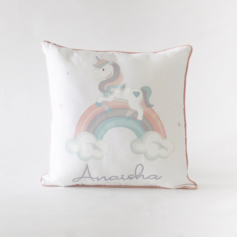 Personalised Unicorn Cushion