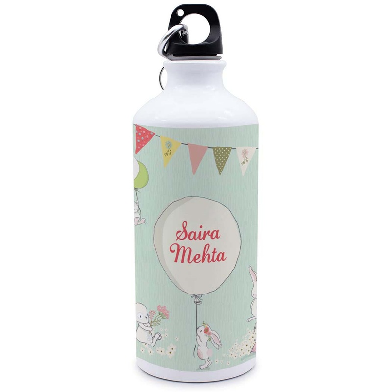 Personalised Water Bottle – Bunny