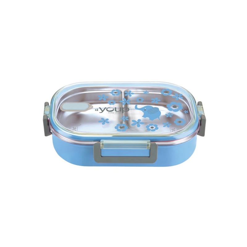 Youp Stainless Steel Blue Color Kids Lunch Box Ypl8010 – 700 Ml
