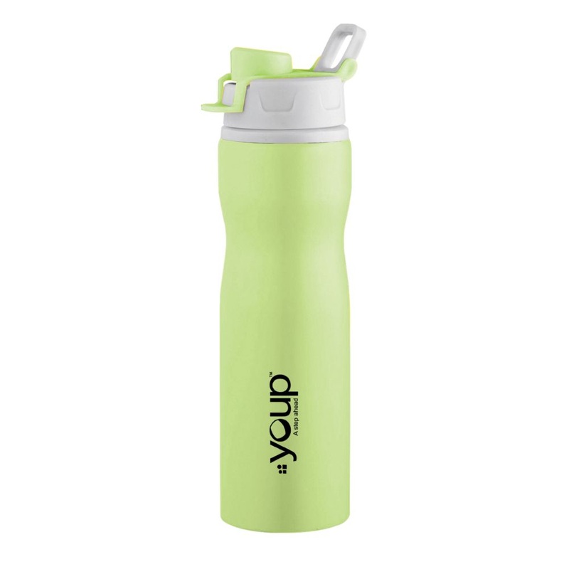 Youp Stainless Steel Lime Green Color Sports Series Sipper Bottle Yps7505 – 750 Ml