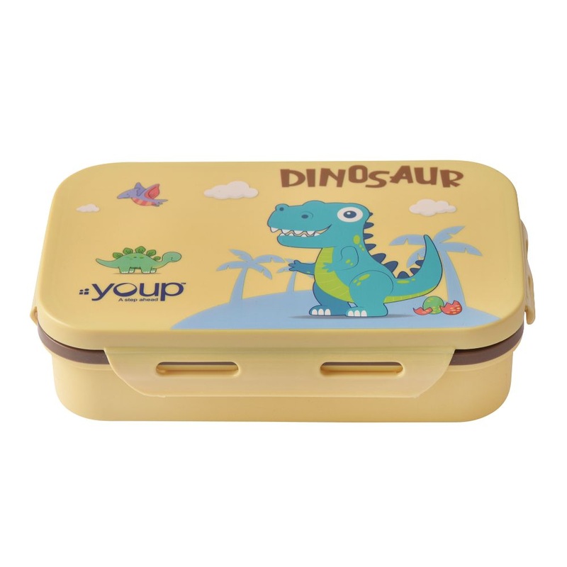 Youp Stainless Steel Yellow Color Kids Lunch Box Interval – 500 Ml
