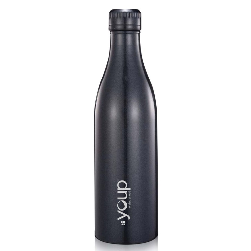 Youp Thermosteel Insulated Black Color Bottle Splash502 – 500 Ml