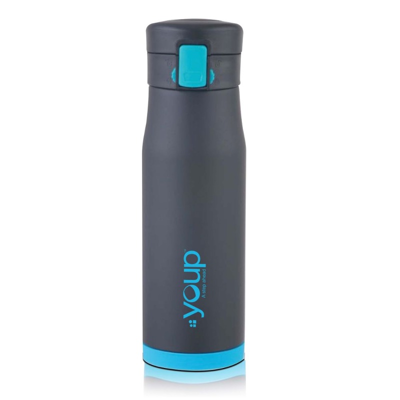 Youp Thermosteel Insulated Blue Color Water Bottle Blacky – 600 Ml