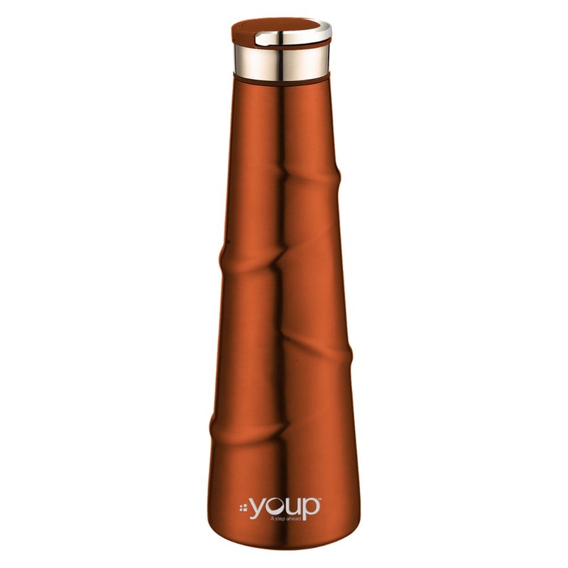 Youp Thermosteel Insulated Copper Color Water Bottle Yp518 – 500 Ml