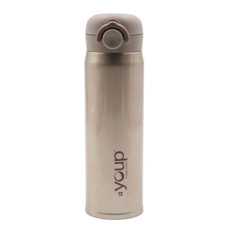 Youp Thermosteel Insulated Gold Color Water Bottle Lol – 500 Ml