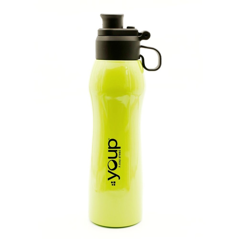 Youp Thermosteel Insulated Lime Green Color Water Bottle Maisy – 600 Ml