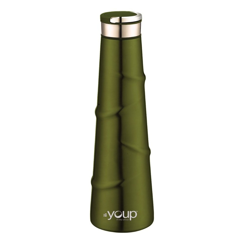 Youp Thermosteel Insulated Metallic Green Color Water Bottle Yp518 – 500 Ml
