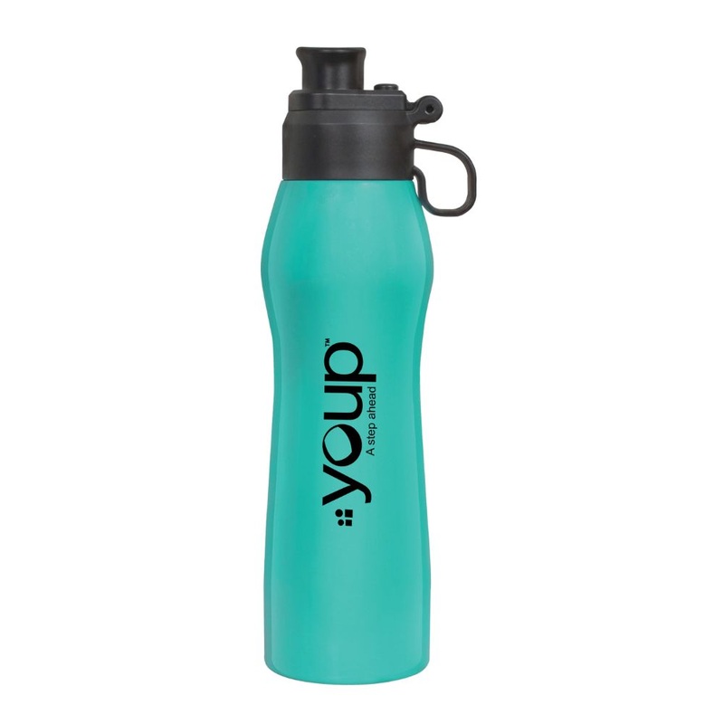 Youp Thermosteel Insulated Teal Color Water Bottle Maisy – 600 Ml