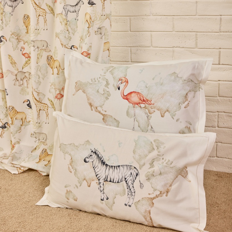 Baby It’s A Wild World Main Print Pillow Cover
