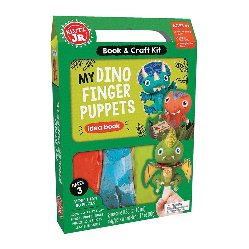 Klutz: Book & Activity Kit: My Dino Finger Puppets