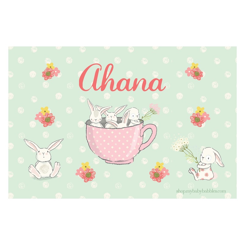 Personalised Themed Tablemat – Bunny