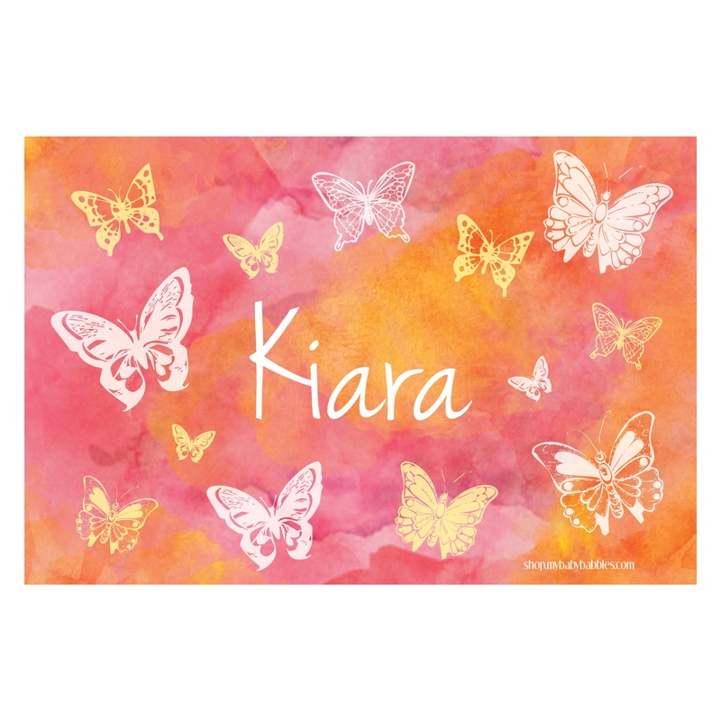Personalised Themed Tablemat – Butterfly