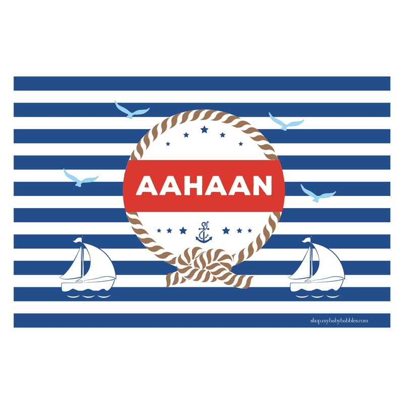Personalised Themed Tablemat – Nautical