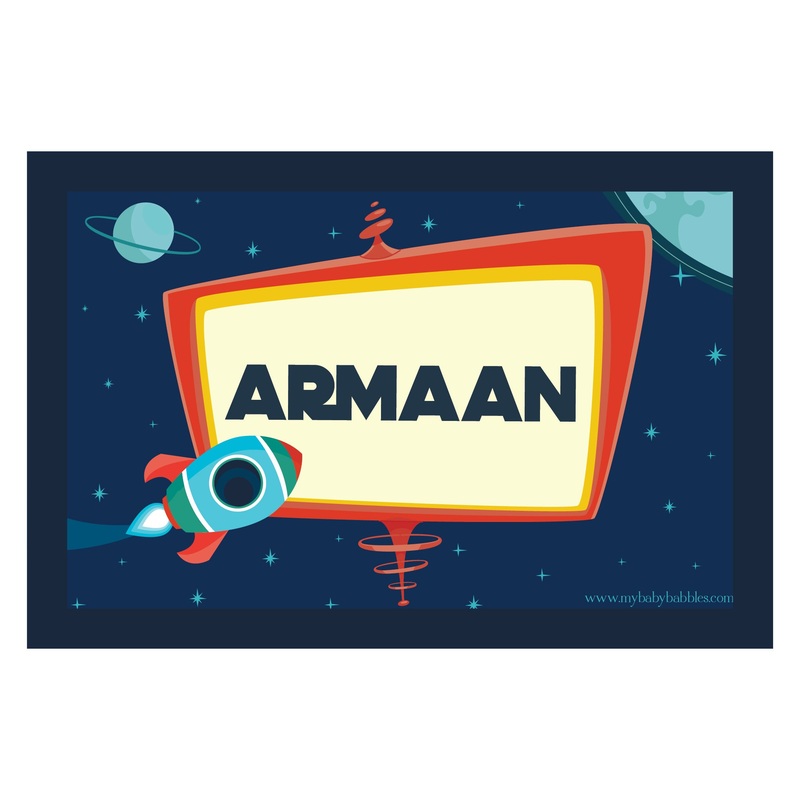 Personalised Themed Tablemat – Space