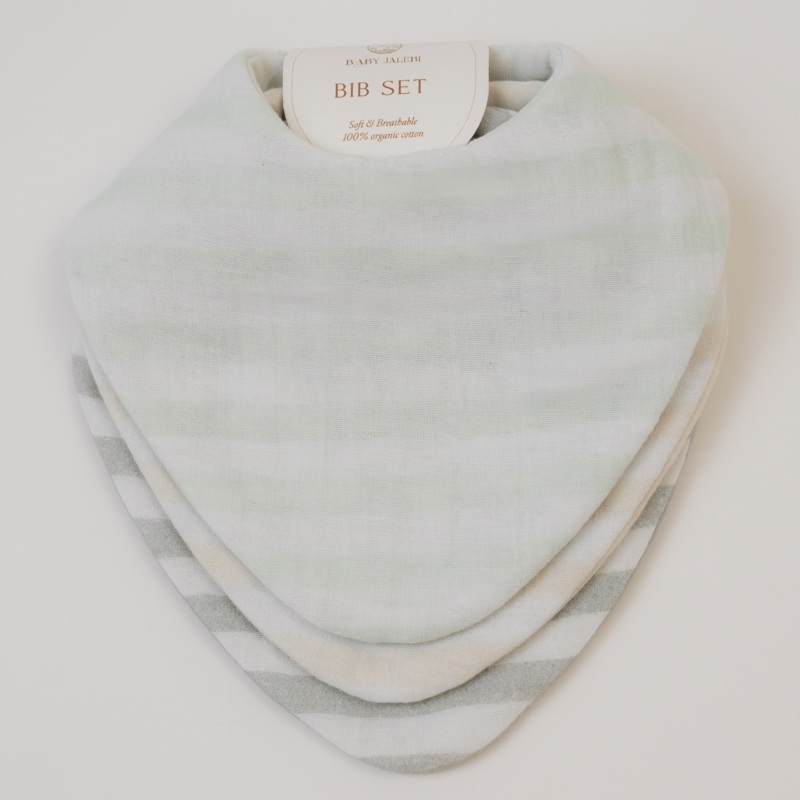 Set of 3 Bibs – Neutrals