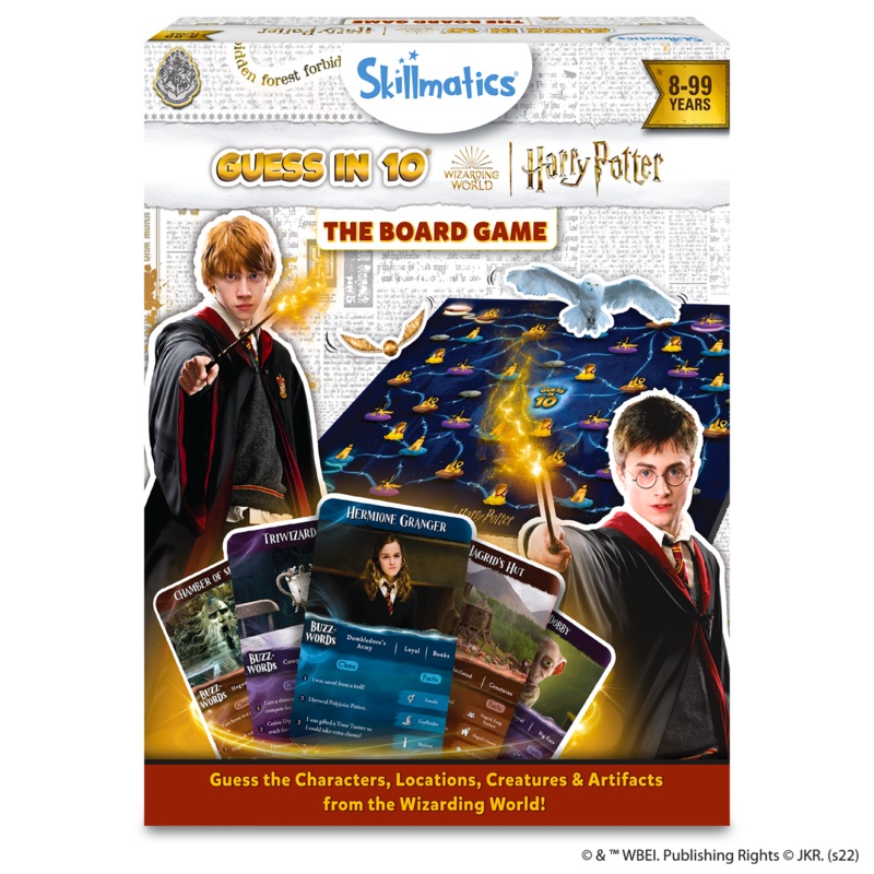 Skillmatics Harry Potter Board Game – Guess in 10, Gifts for 8 Year Olds and Up, Trivia and Strategy Game for Kids, Teens & Adults