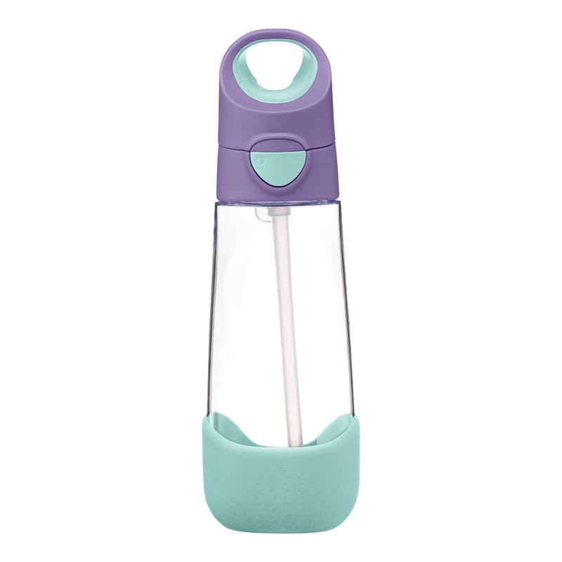 b.box Tritan Straw Drink Bottle 600ml Lilac Pop Purple
