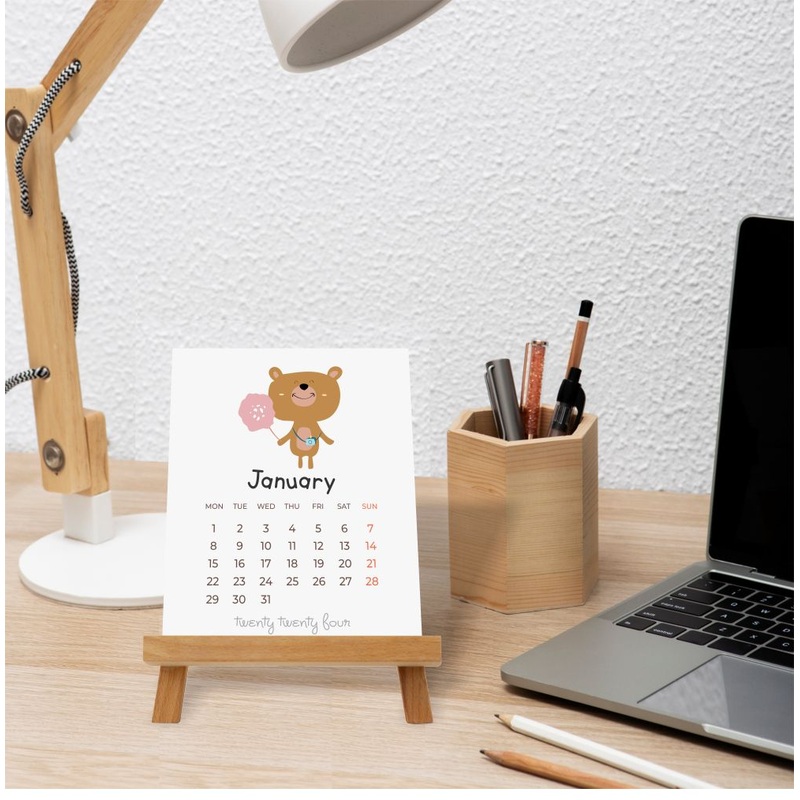 Desk calender – Cute Animals