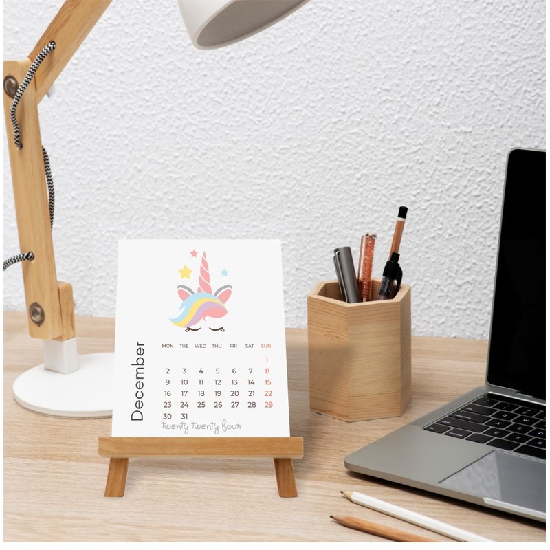 Desk calender – Unicorn