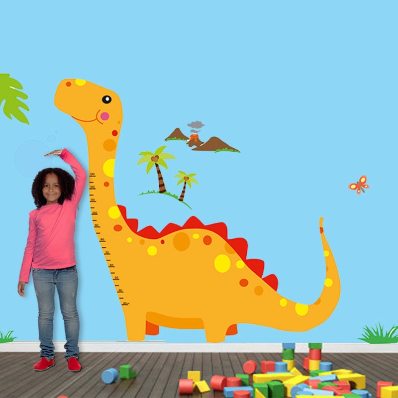 Grow Along  Dino Height Chart Wall Sticker