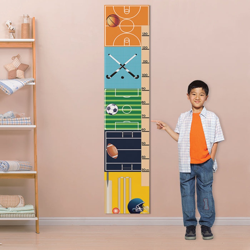 Grow Along-Sports Height Chart Wall Sticker