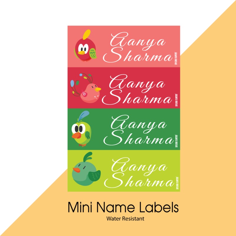 Mini Name Labels – Birdies